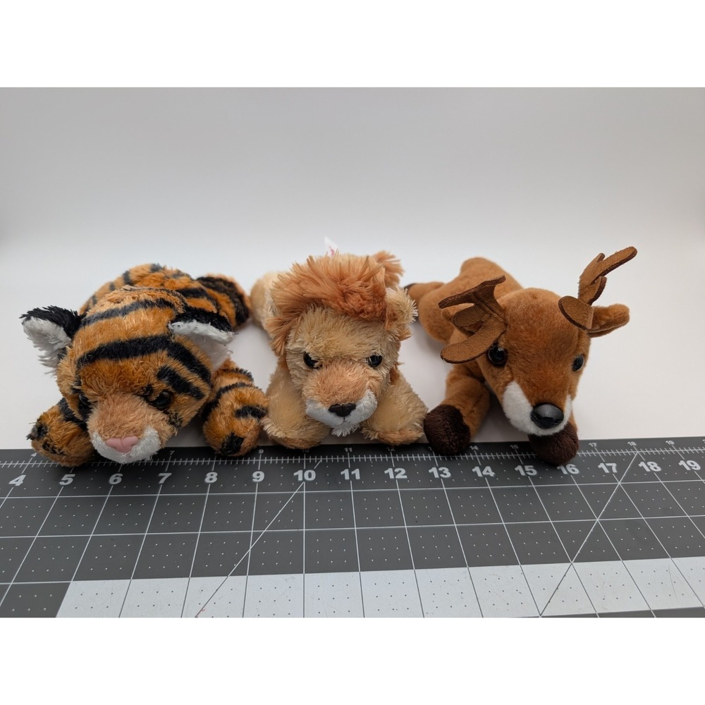 Aurora Jungle Forest Plush Deer Tiger Lion Zoo Wildlife‎ 6 Inch Stuffed Animal